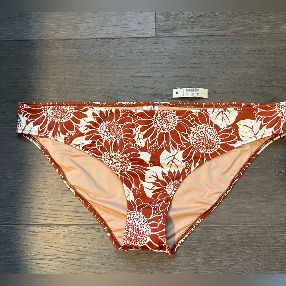 Madewell sunflower swim bottoms